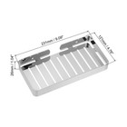 Wall Mounted Soap Dish Holder 304 Stainless Steel Soap Tray Silver