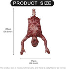 Scary Halloween Bloody Dead Body Latex Skinned Half Body Hanging Corpse Torso