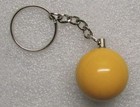1 Inch Smiley Face Mini Pool Ball Billiard Keychain Ring New