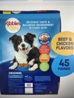 Kibbles Bits Original Savory Beef Chicken Flavors Dry Food 45lb Bag