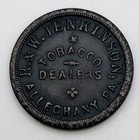 Civil War Token Store Card R   W Jenkinson Alleghany Pa-13e-4a Copper Exonumia
