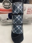 Professional Choice Sport Boots  4pk  Black With Plaid - Size Medium