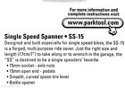 Park Tool Ss-15 Single-speed 15mm Spanner Multi-tool Bike Repair Tool Fixed Gear