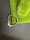 Vintage Sterling Silver Stamped Mexican Lock Size 8 Ring 1 9g Handmade Nos Noi