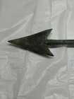 Late 1800s Antique Copper Weathervane Direction Arrow With Feather Lightning Rod