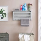 Drying Accordion Rack Retractable Wall Mounted Laundry Collapsible Space Saving