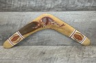 Australia Made Returning Boomerang Kangaroo Aboriginal Folk Art Hand Painted 16   