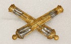 U s  Army - Artillery Officer - C 1851 Officer s Hat Badge  Faux Bullion 