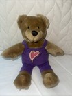 Lot Of 2 Hallmark Plush Bears Hearts Love Vintage Collectors