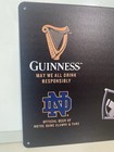 Guinness Beer Metal Sign - Notre Dame University Fighting Irish Stout