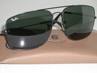 62  14 Vintage B l Ray-ban W0503 Black Chrome G15 Uv Explorer Aviator Sunglasses