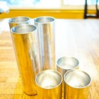 Thin Metal Pillar Candle Mold  Aluminum Candle Making Mold  Beeswax Candle  2 In