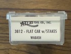 Atlas N Scale  3812 Wabash Flatcar W  Stakes Wab156