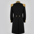 Black Admiral s Tailcoat - Naval Dress Uniform Military Formal Coat - Tailored