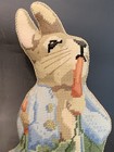 Vtg Needle Treasures Needlepoint  Peter Rabbit And Hunca Munca Finished Kits