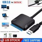 Usb 3 0 To Sata External Hard Drive Reader 2 5  3 5  Hdd Ssd Power Adapter