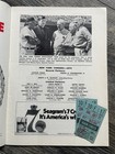 1973 New York Yankees Program Scorecard W  2 Ticket Stubs White Sox Vs Yankees