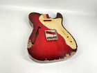 Mjt Officialcustom Vintage Aged Nitro Guitar Body Mark Jenny Vtl Burst Swamp Ash