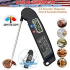 Instant Read Digital Meat Thermometer For Kitchen Food Cooking Bbq Grill Smoker 