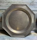 Vintage Pewter Wilton Columbia Pa Usa Plates Set Of 4