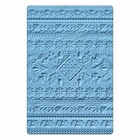 Folk Art Pattern Sizzix 3-d Textured Impressions A6 Embossing Folder 663613 New 