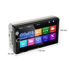 Double 2din 7  Car Mp5 Player Bluetooth Touch Screen Stereo Radio Fm With Camera