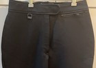Fera Skiwear Ski Pants Size 10 R Black  Stirrup Leggings Wool   Nylon Blend Wow 