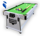 Emerald 7ft Multi-game Pool Table - Air Hockey   Table Tennis  Green   White New