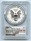 2019-w American Silver Eagle Reverse Proof Pcgs Pr70  lee Smith Signed 