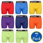 7pcs Mens Loose Boxer Briefs Shorts Underwear Soft Comfortable Casual Underpants