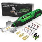 Electric Chainsaw Sharpener Kit 54pc Rotary Tool 180w Chain Saw Sharpening Guide