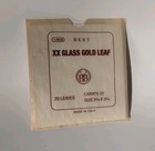 893 Mi Best Xx Glass Gold Leaf Bf 23 Karat 3-3 8 X 3-3 8 Twelve Leaves Italy