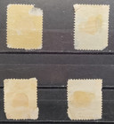 Matt s Stamps Scott 205 211 214 216 Used Banknote Issues  Cv 330  Flaws