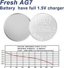 2 Pcs Ag7 Battery  395 Lr57 Lr927 Sr57 195 Gp95a Sr927w Watch Pack Button Cell