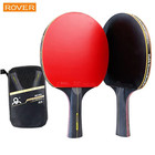 5 6 Star Table Tennis Racket 2pcs Professional Ping Pong Racket Set Pimples-in R