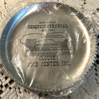Hope Indiana Sesquicentennial 1830-1980 Clouse s Food Center Metal Tray Coaster
