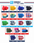 Professional Slide stick Cornhole Bags  set Of 8  - Sunset retro -free Tote