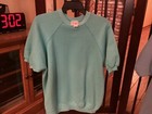 Vtg Raglan S s Sweat Shirt Made In Usa 46   cx50   l Sz Large Aqua Only Others Sold