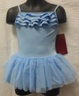 Mirella Camisole Ballet Dance Dress Attched Tutu Girls Szs M217c Rhinestones