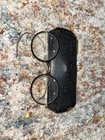 Vintage Antique Gold Filled  Ornate Eyeglasses Glasses Spectacles With Case