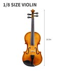 New 1 8 Acoustic Violin With Hard Case Violin Bow Shoulder Rest Rosin Strings