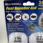 Bell howell Pest Repeller Ultrasonic Pest Repeller 4 Pc Rats Mice Roaches Nip