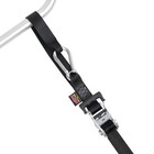 Heavy Duty Ratchet Tie-down Straps With Carabiner Hooks Made In The Usa