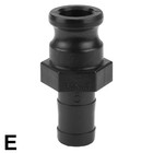 Banjo Poly Hose Barb Cam Lever Coupling 1  Male Adapter X 1  Hose Barb - 100e
