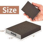 8 Pack Sanding Sponge  Blocks 400 Grit  Sand Paper 400 Brown