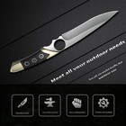 Edc Fixed Blade Knife - 5cr Steel Material  Sheath For Tactica   Outdoor Use
