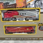 Bachmann Santa Fe Flyer Ho Scale Ready-to-run Train Set 00647 E-z Track Open Box