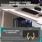 Xuegw Gaming Desk 4 Sizes Ergonomic Workstation Home Office Computer Table