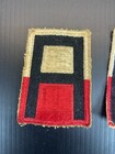 Ww2 Us Army Field Army Ssi Patch Lot Of First Army   Ninth Army Authentic 