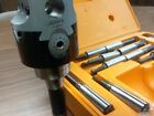 3   Precision Adjustable Boring Head W  R8 Arbor 12pcs 3 4  Carbide Boring Bars